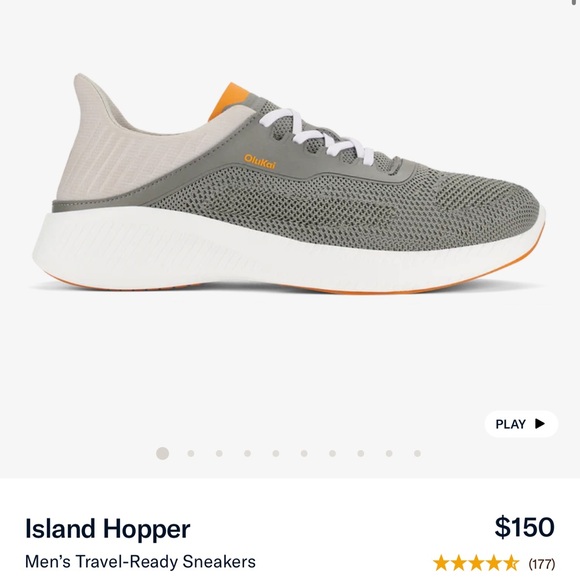 Brand New Men’s 10.5 OluKai Island Hopper Travel-Ready Sneakers 👟 - Picture 6 of 16